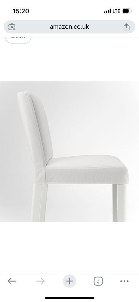 Ikea Bergmund Scaun, 62 cm, ne desfăcut, cutie originală