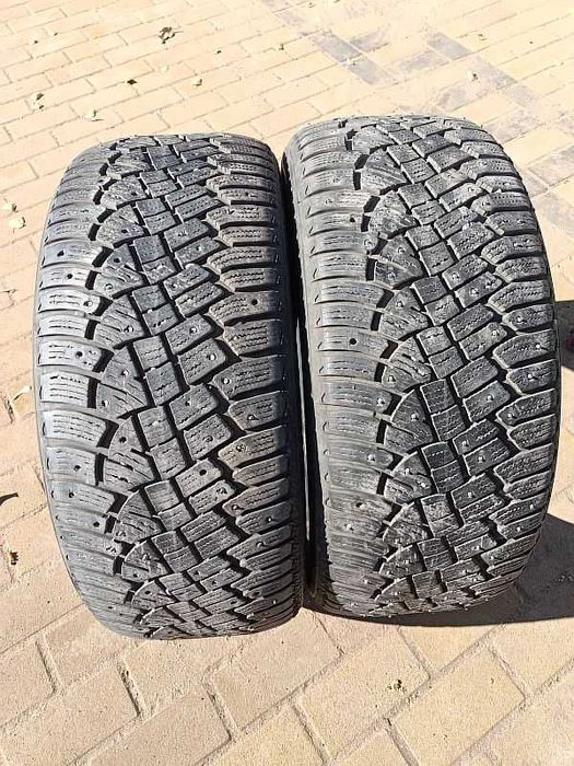 Шины 225/50 R17 - "Continental IceContact 2" (Россия), шипованные.