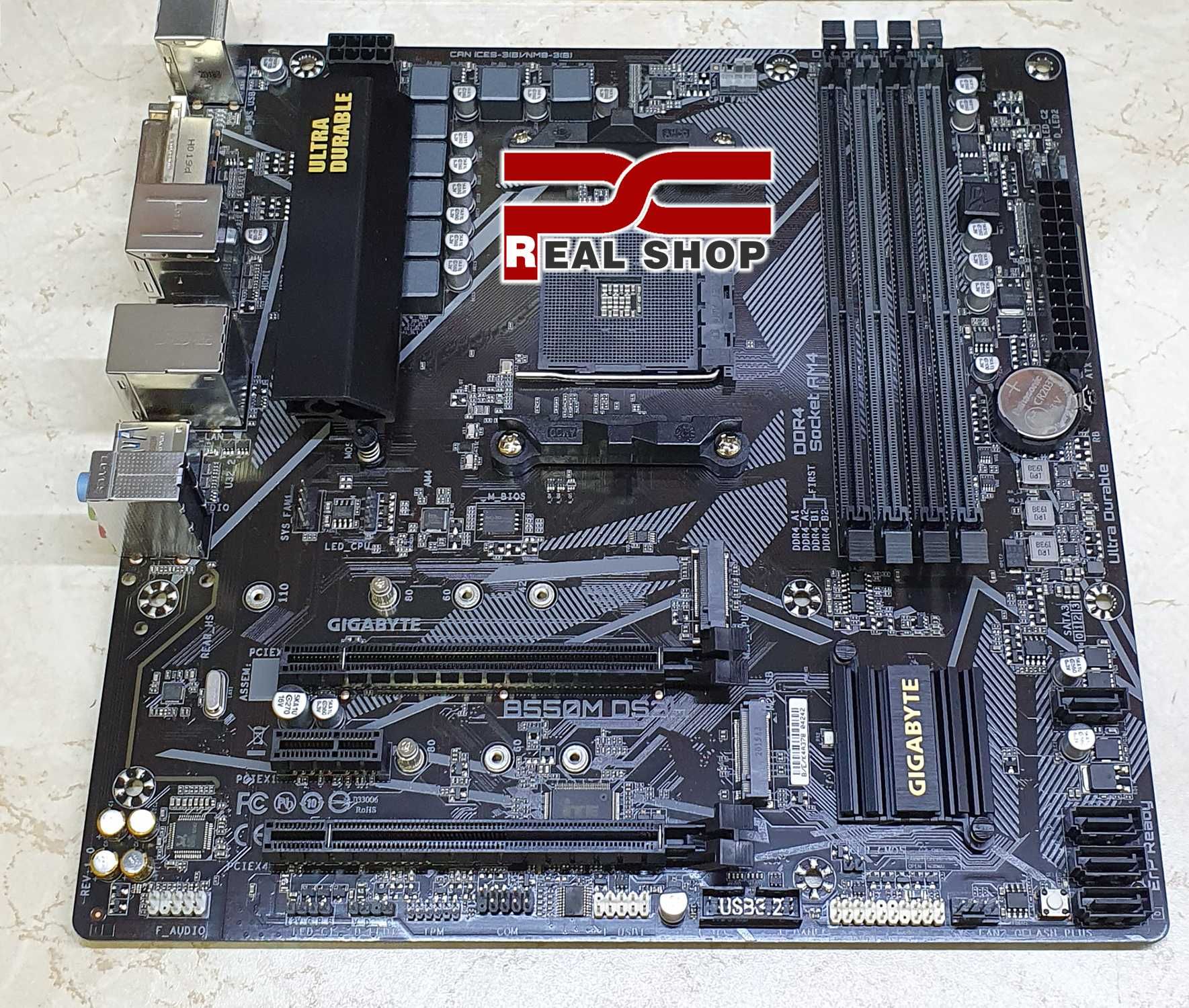 AMD-Gaming ХИТ! GIGABYTE B550M-DS3H + Ryzen 7 5700X + 16GB DDR4 3200
