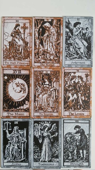 Carti de tarot arcana majora printate 3d