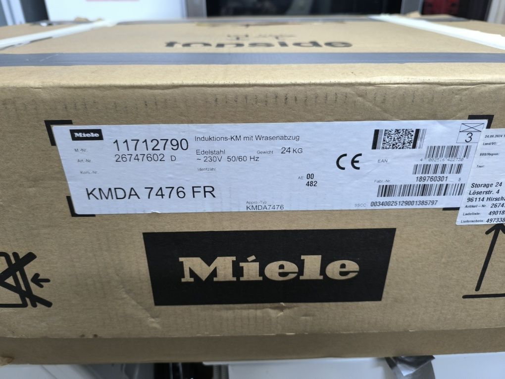 Индукционен плот Miele KMDA 7476 FR