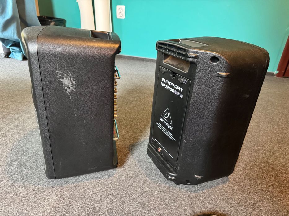 Boxe Behringer EPS500 MP3 cu mixer incroporat + microfon + Stative