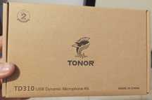 Tonor TD310 usb dynamic microfon kit nou negru