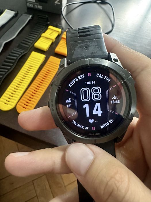 Garmin Fenix 7x pro Sapphire Solar