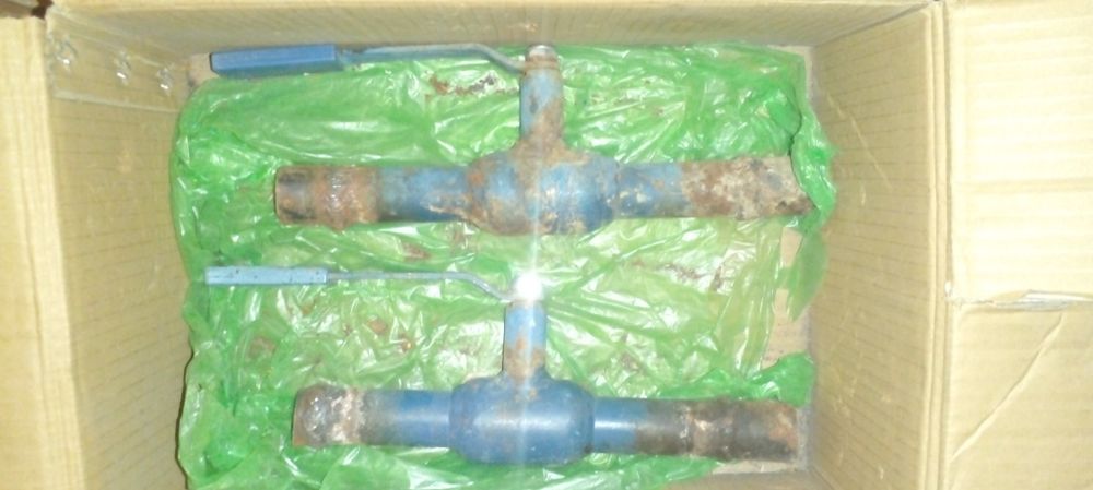 Краны шаровые б/у