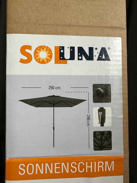 Umbrela soare mare, pentru terasa, gradina, foarte stabila