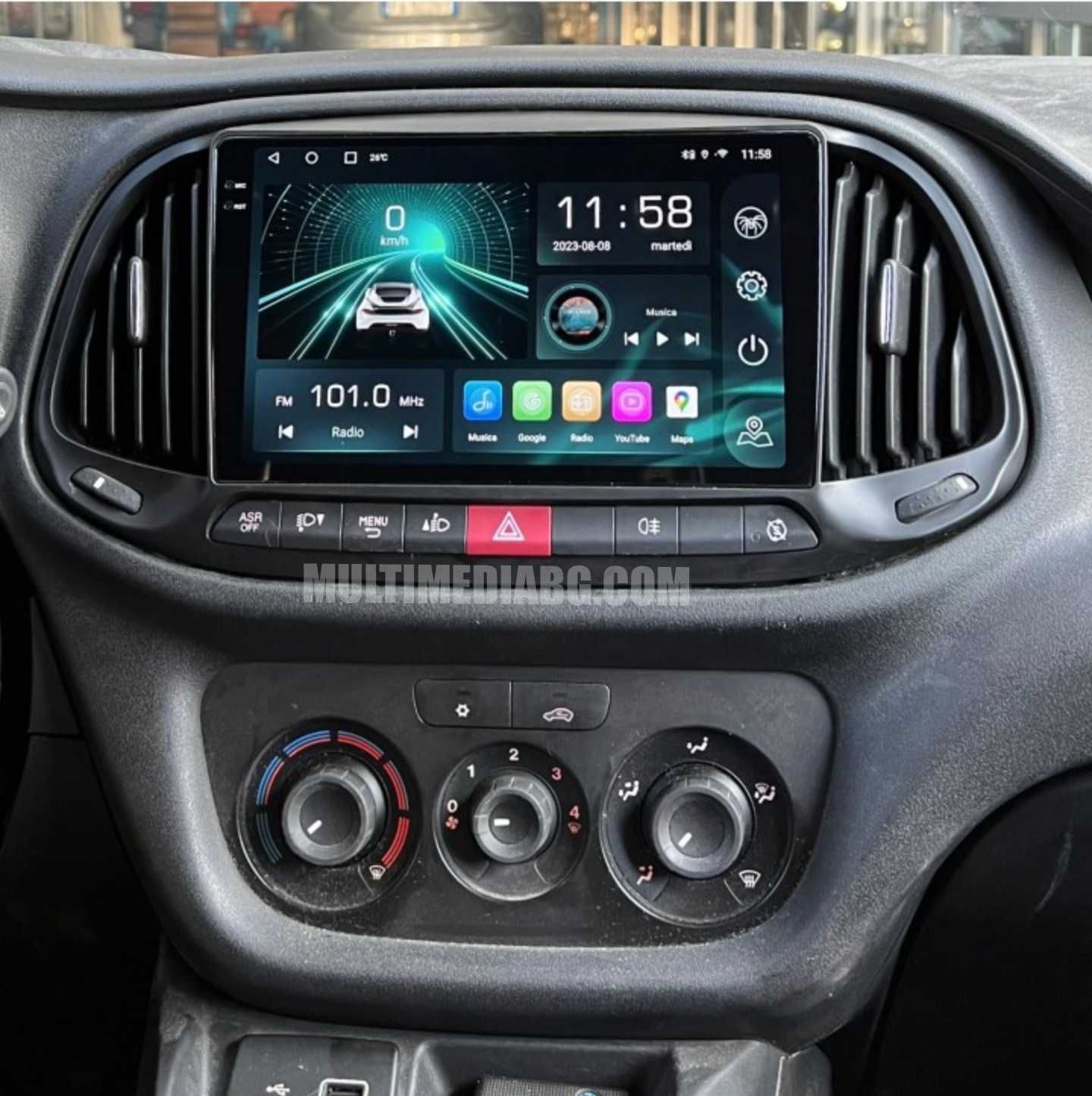 Fiat Doblo 2015 - 2019 Мултимедия Навигация Android