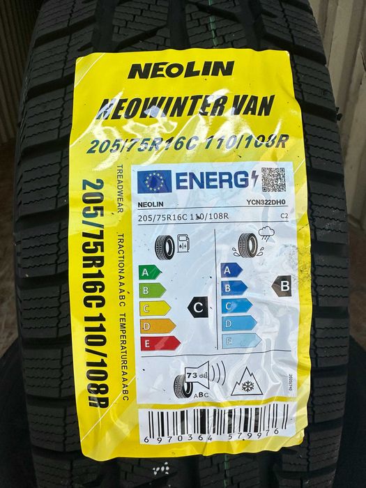 Нови зимни бусови гуми NEOLIN NEOWINTER 205/75R16C 110/108R НОВ DOT