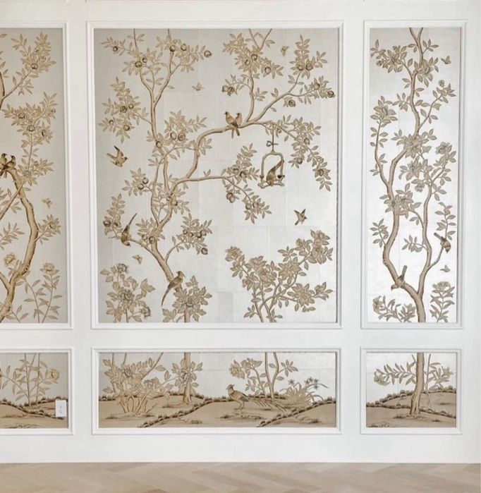 Художники  роспис стену