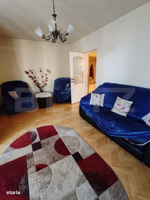 Apartament frumos, 3 camere, renovat, mobilat, utilat, 65 mp, zona Bud