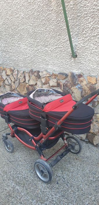 ABC design ZOOM количка за близнаци или породени деца