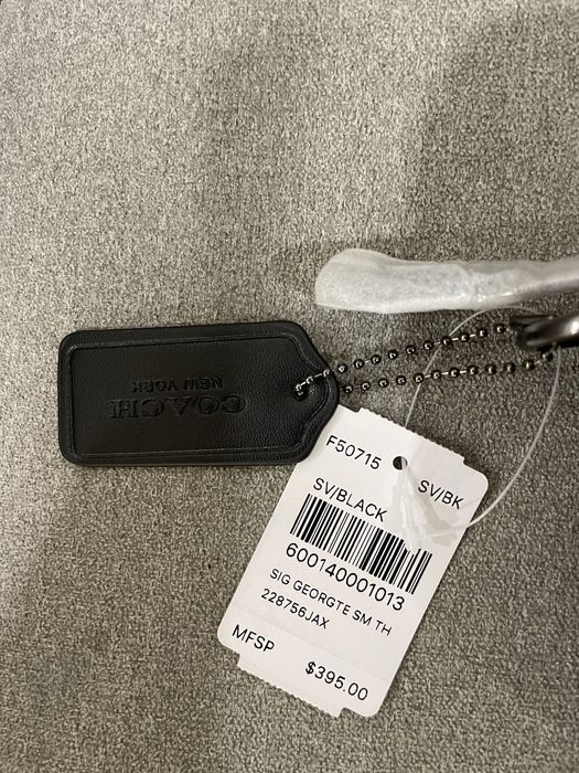 Мъжка кожена чанта Coach