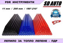 PDR Топло лепило на синтетична основа 10 бр. 11X200mm/син,червен,черен