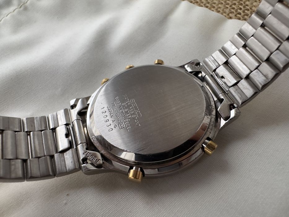 Seiko Speedy two tone alarm 1989 impecabil