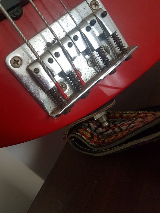 Chitară bass  DIXON JB-2 curea silver eagle made in usa