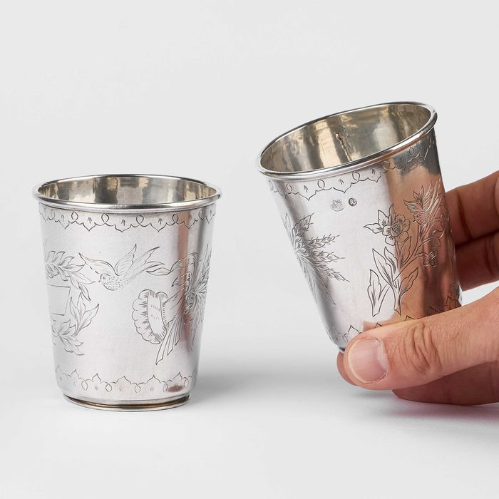 Set de 2 pahare din Imperiul Otoman cca 1880-210 ml-argintart.ro
