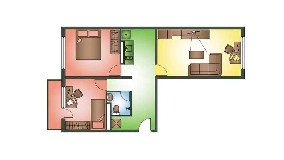 Тристаен апартамент за продажба в ж.к. дървеница, 54952