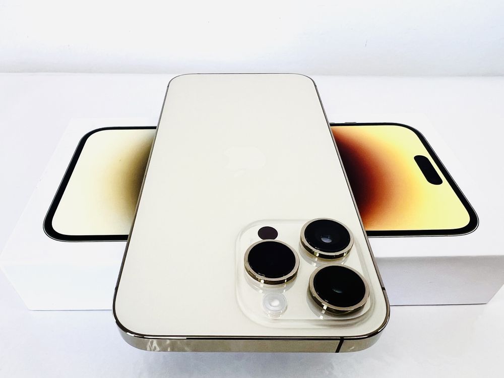 Apple iPhone 14 Pro Max 256GB Gold Перфектен! Гаранция!