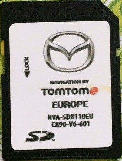 Ново 2022 AVN1 NVA-SD8110EU Mazda 2,3,5,6,MX-5 TomTom Sd Card Мазда Сд