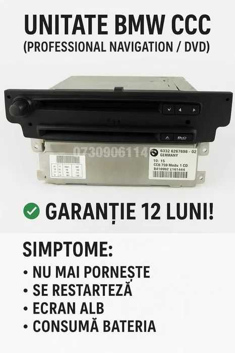 Navigatii BMW reparate cu Garantie 12 luni CCC CIC NBT E90 E60 E61 E70