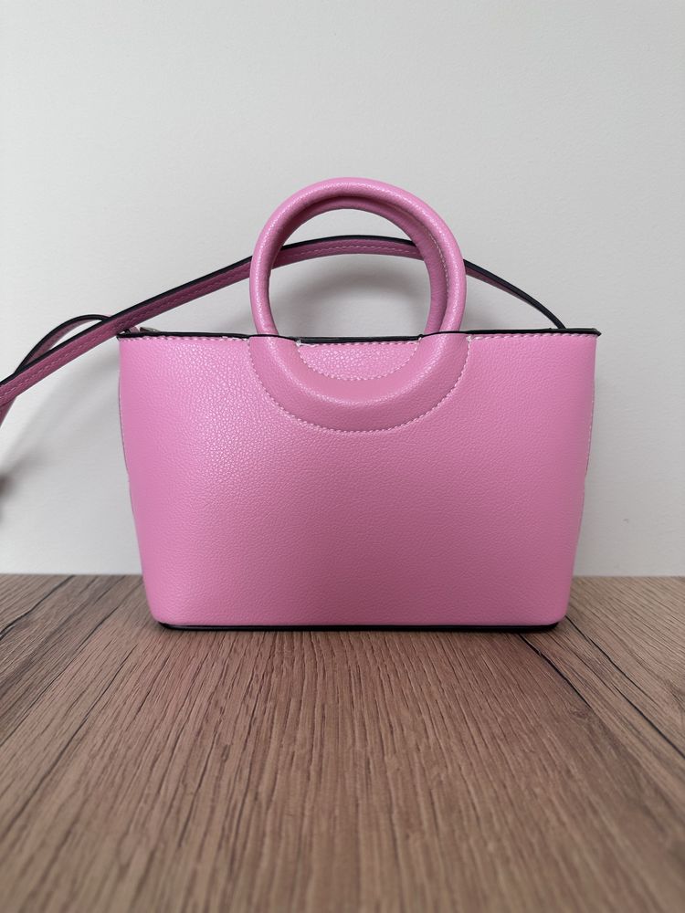 Розова чанта ZARA