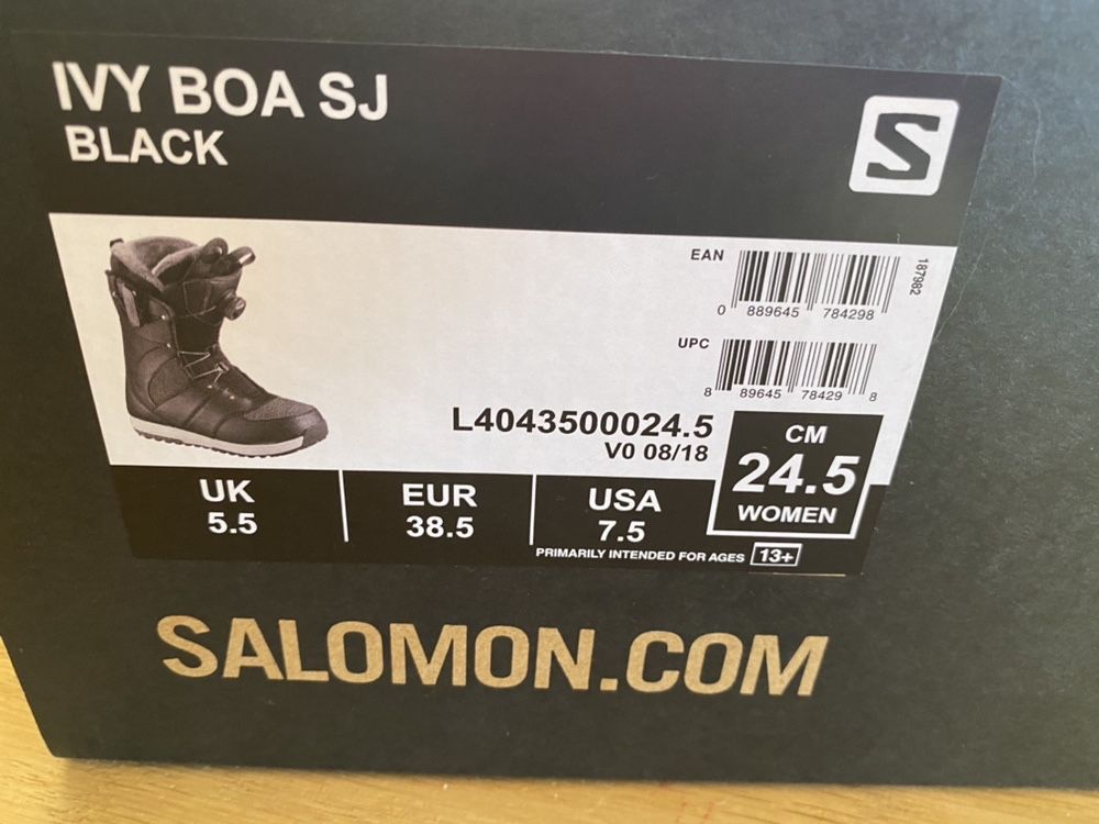 Сноуборд обувки Salomon 24.5 см