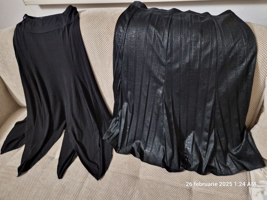 Fuste elegante L/XL simpla, paiete,broderie