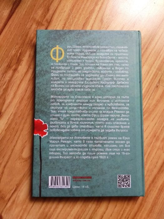 "Мансардата на бляновете" на Ерих Мария Ремарк