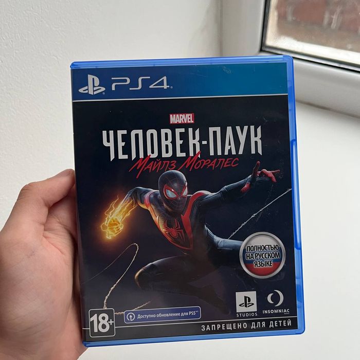 Человек паук Майлз Моралес оригинал PS4