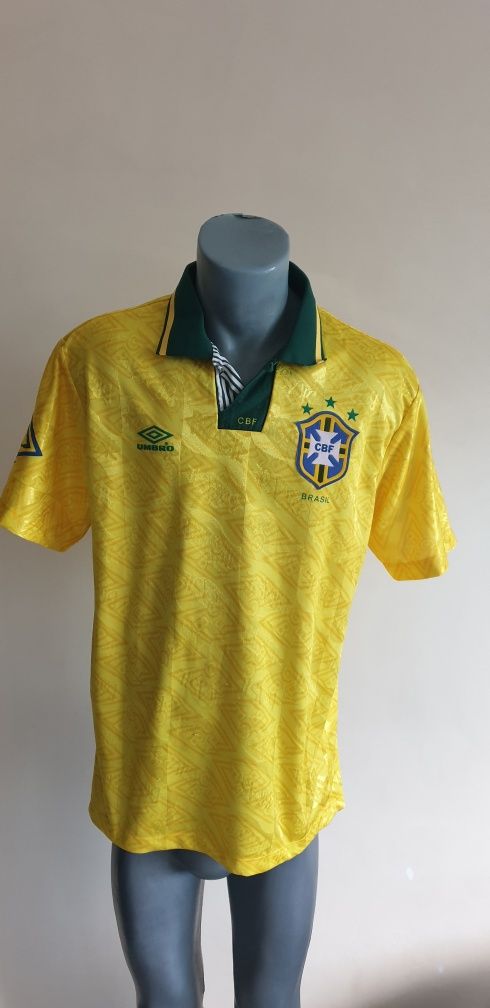 Umbro Brasil 1991 - 1993 Mens Size L ОРИГИНАЛ! Мъжка Тениска!