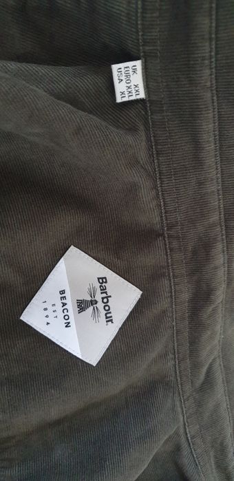 Barbour Beacon Cotton Mens Size 2XL ОРИГИНАЛ! НОВО! Мъжка Риза!