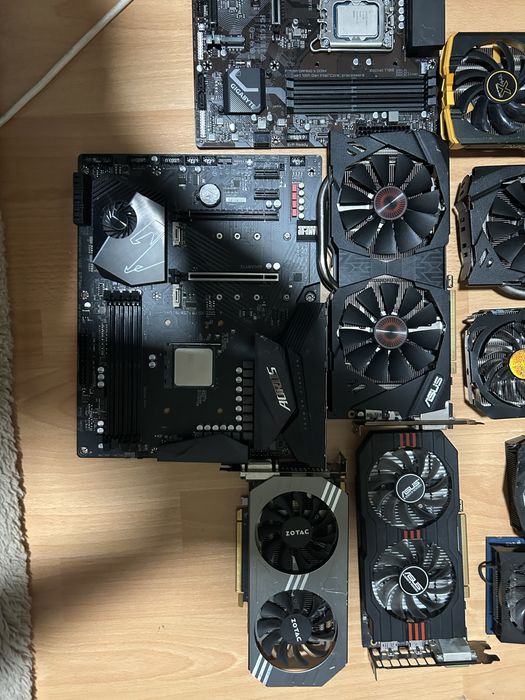 Lot Componente PC Placi de baza, placi video, procesoare DEFECTE