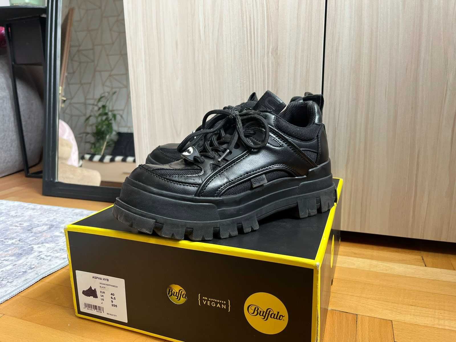 Маратонки Buffalo Aspha Hyb black 40 номер, Бъфало