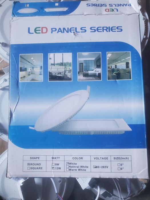 Spoturi led rotunde lumina rece albastra