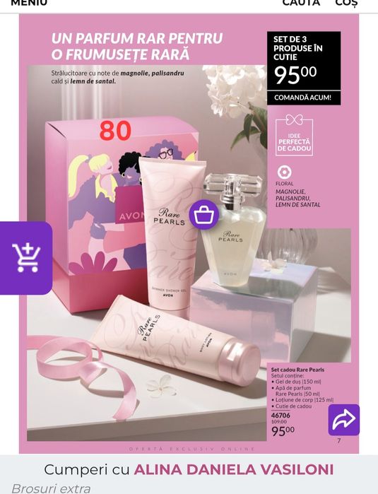 Seturi avon, si separat