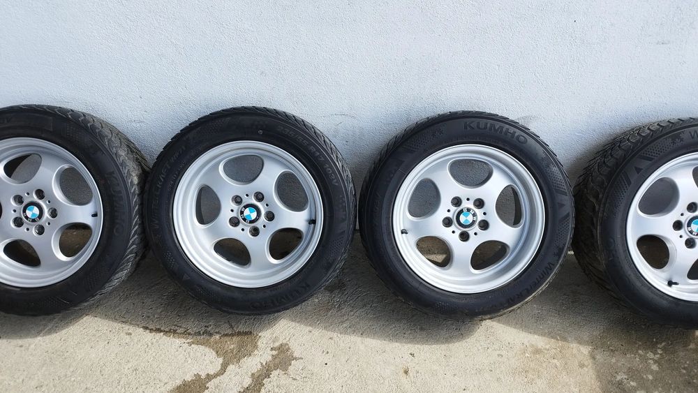 Set jante aliaj BMW Style 109 17 8j Et 46  Dedicate x3 e83 cu anvelope de iarna 235/55/17