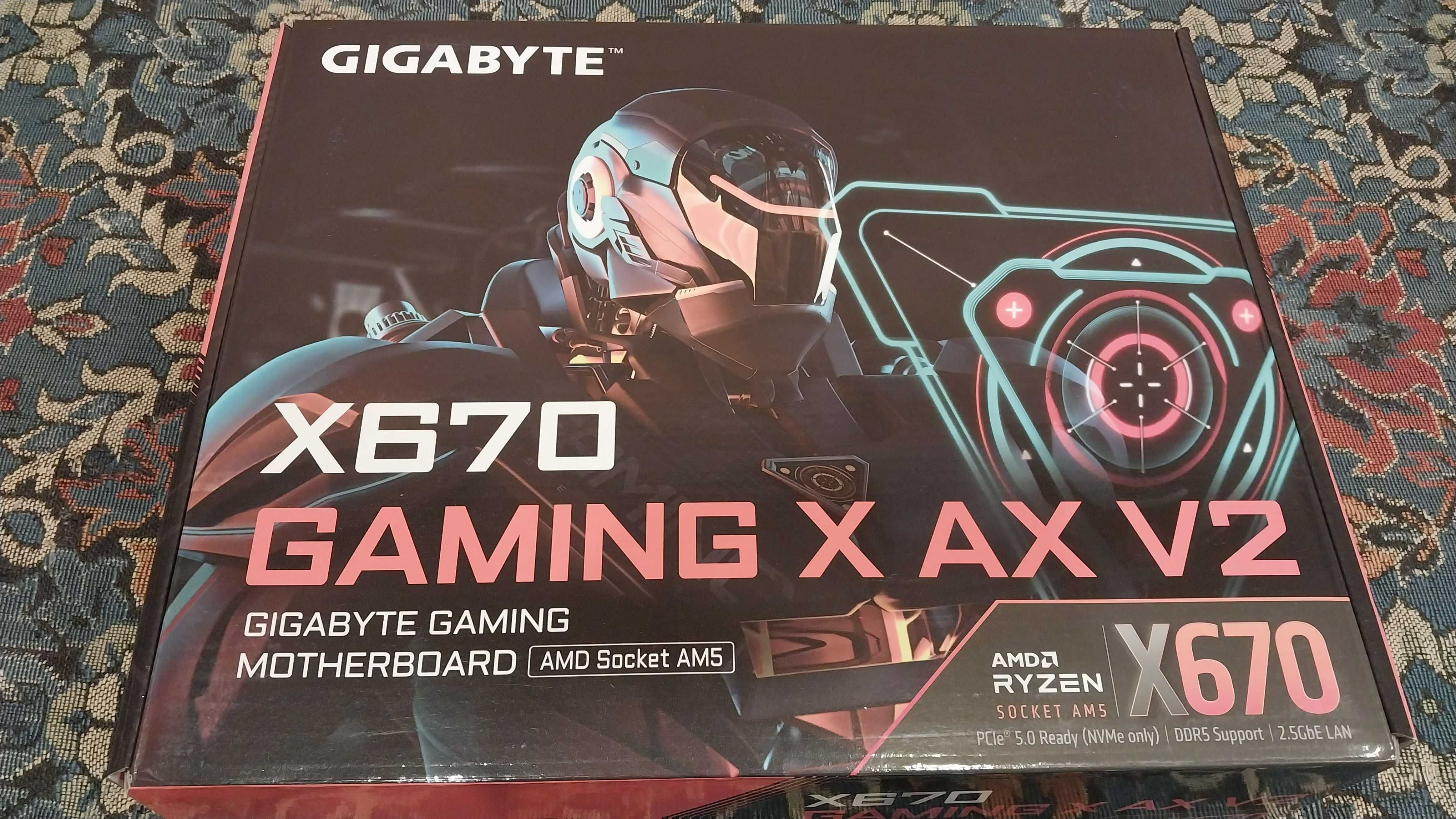 Новая Материнская плата GIGABYTE X670 Gaming X AX V2. Сокет LGA AM5.