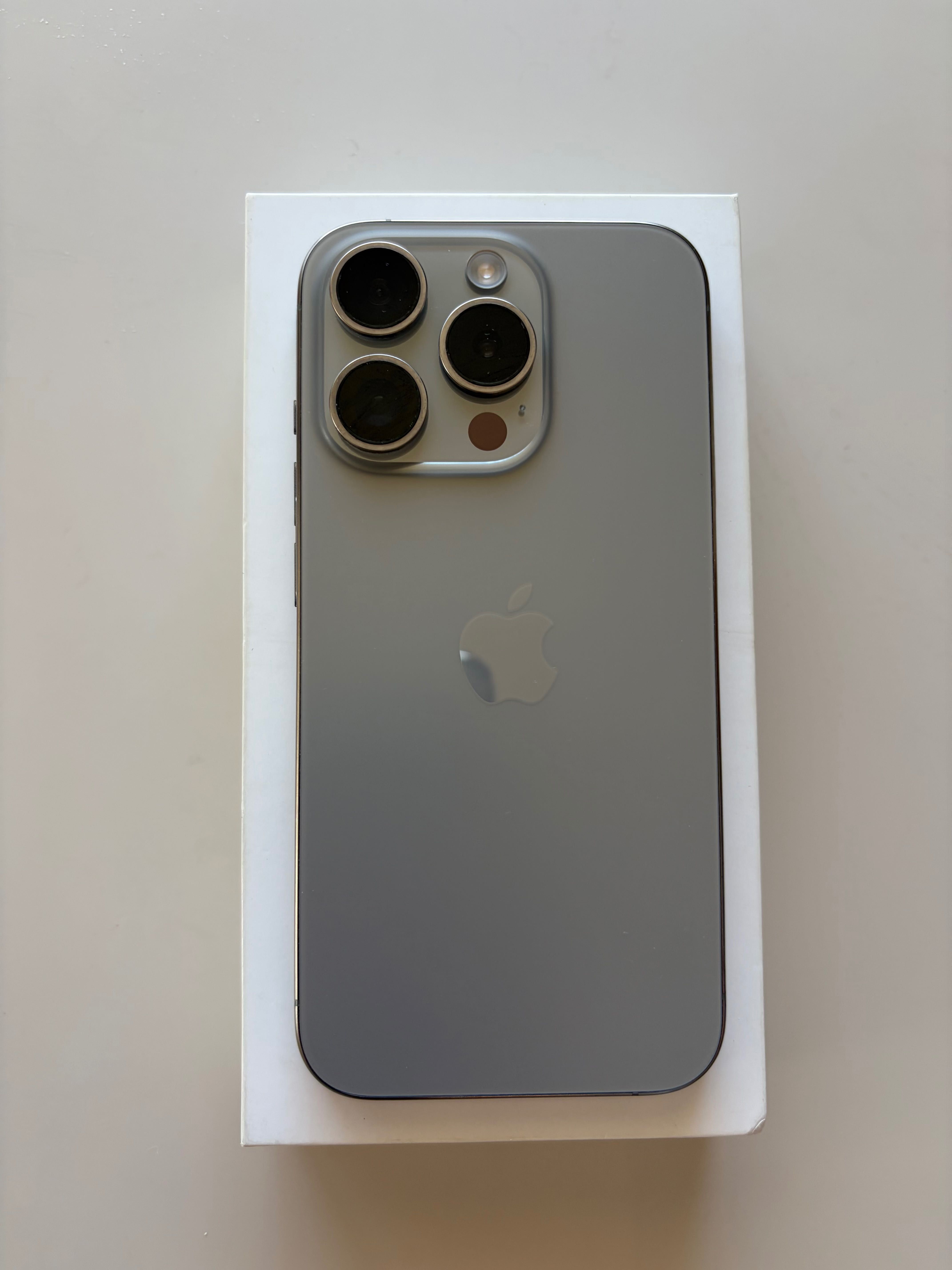 iPhone 15 Pro Titanium Grey 100% батерия