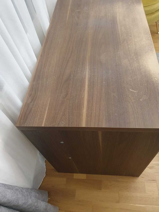 Birou 60*124 alb/stejar