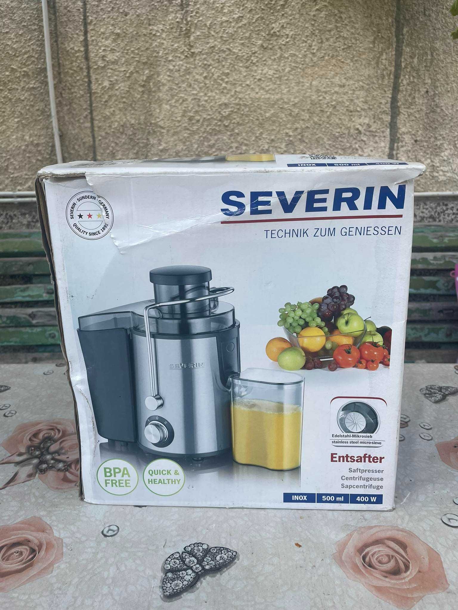 Сокоизстисквачка SEVERIN ES3570, 800W, 1.1л. Контейнер за сок