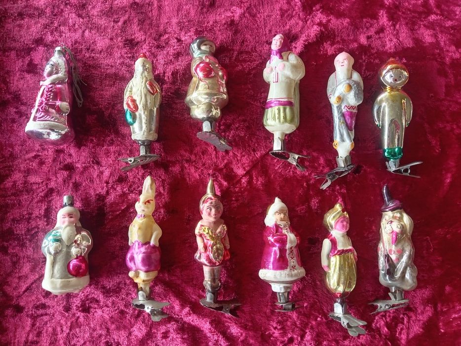 Советские коллекционные ёлочные игрушки