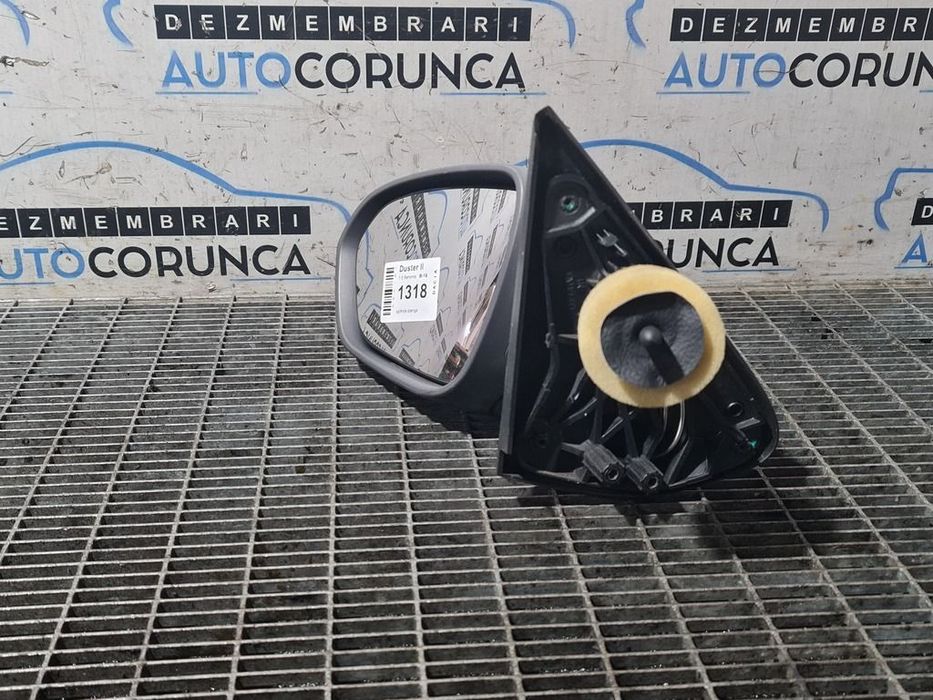 Oglinda stanga Dacia Duster II 2018 - 2021 4 Usi KNA Gris Comete (1318) Fara rabatare