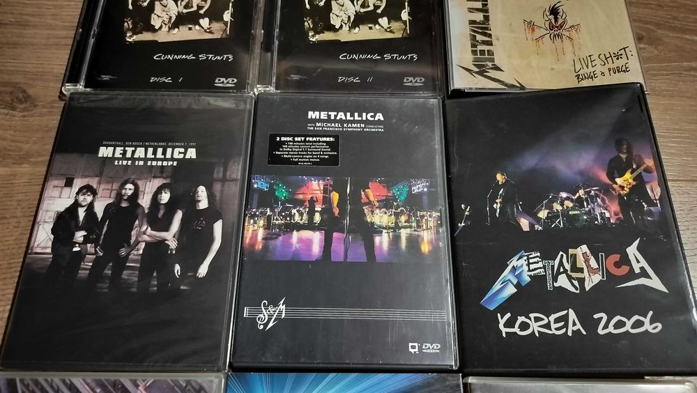 Lot Metallica / Megadeth DVD / CD Thrash Metal Live