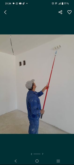 Ремонт квартир! Эмульсия, покраска, побелка.