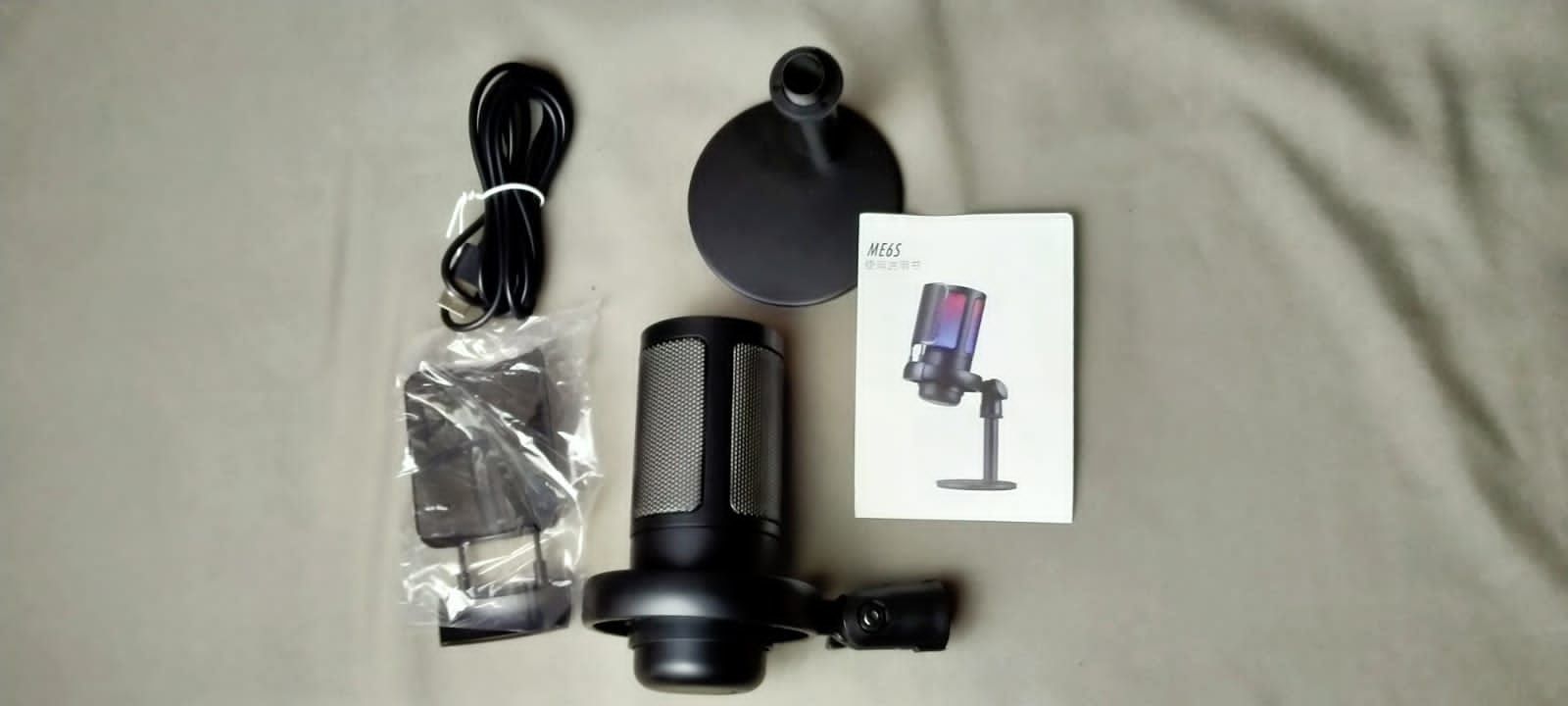 Микрофон для подкaстов rgb