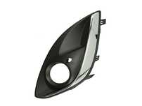 Grila bara fata Opel Corsa D, 01.2011-12.2014, stanga/dreapta, 1400873,55B1273J cu locas proiectoare, insertie crom