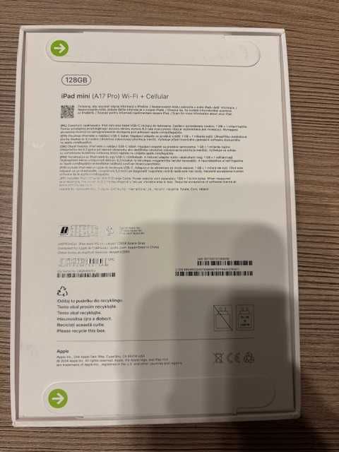 НОВ! Apple iPad mini 7 WiFi + Cellular 128GB  Гаранция!