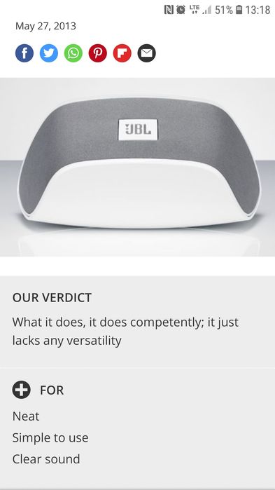 JBL Soundfly,reciever.Harman Karhon HS II defect