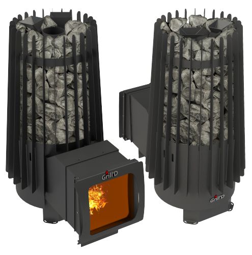 Печь для бани Cometa 180 Vega Long Window Max Grill`D