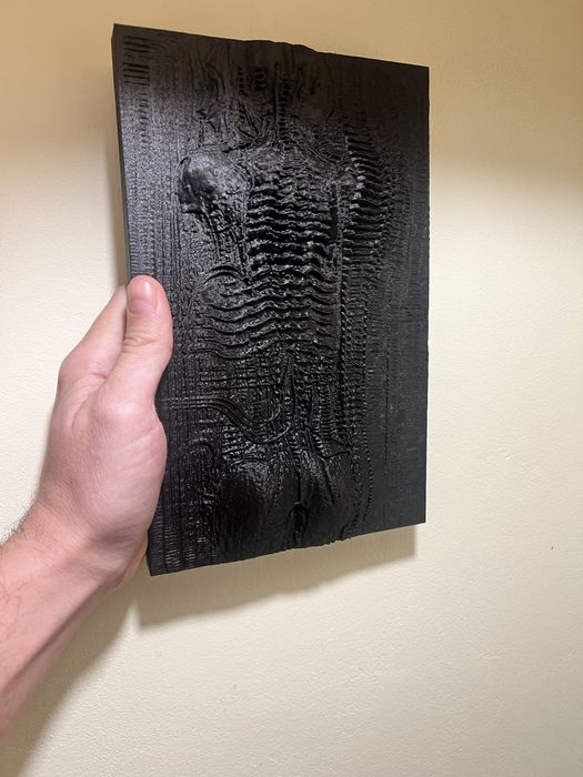 Statuie/tablou 3D H.R. Giger inspirata de “NYC VI TORSO”, 25cm